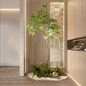 仿真绿植枫树景观造景室内玄关橱窗楼梯下角落软装 饰假植物摆件 装