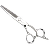 雪刃美发剪刀日式 裁剪p男女发打薄剪无痕牙剪V齿鹿角齿理发剪削发