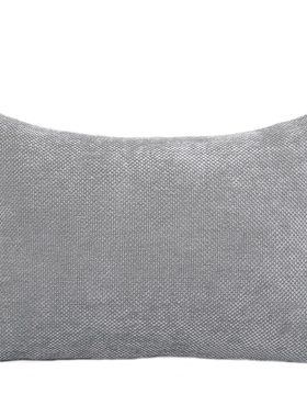 棉麻纯灰色抱枕套客厅沙发靠垫套靠背套55/65/75/85/6W0/80不含芯