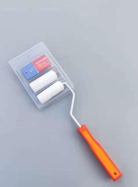 玉达2寸4寸乳胶漆迷你滚筒刷y小拇指滚芯涂料漆工刷短毛细毛不掉