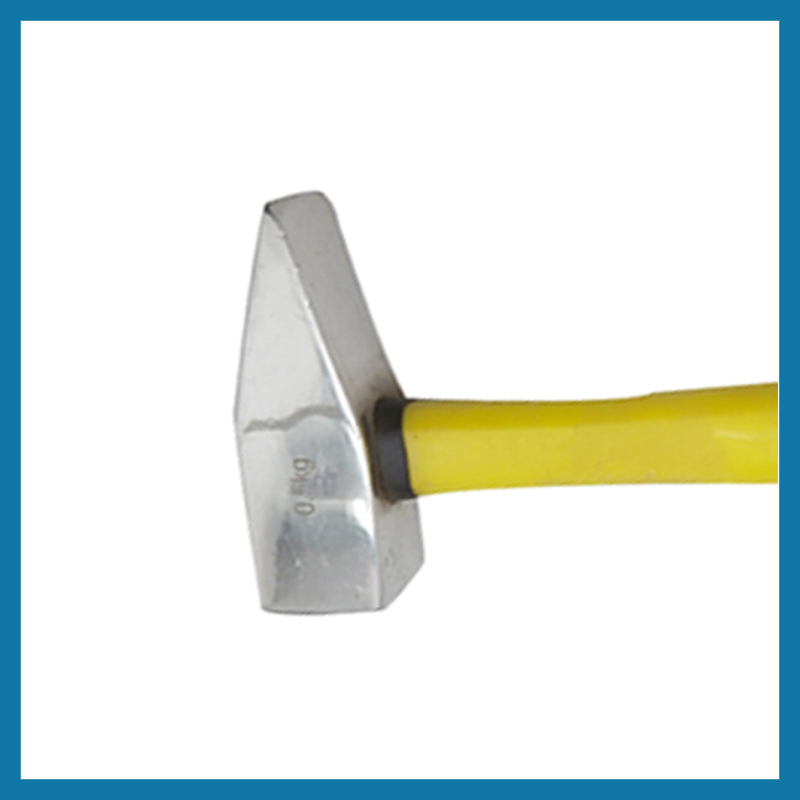 防磁304不锈钢机械锤500克白钢钳工锤焊N渣榔头不生锈手锤机械锤