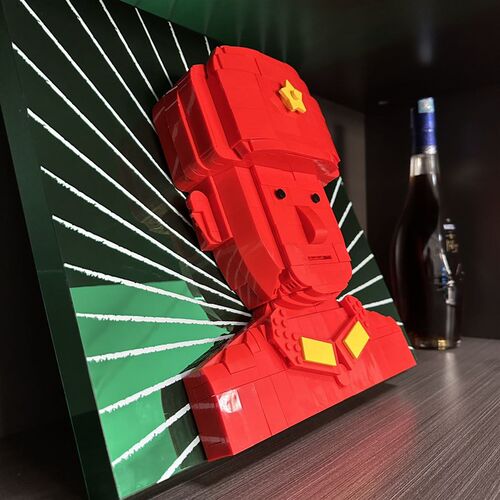 Y价很贵,d王加诺,歪歪,沈敬东老师2.5D限量艺术潮玩积木像素画