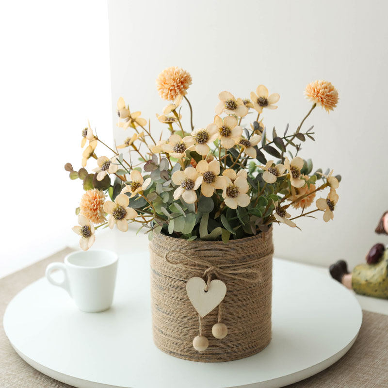 2022高档新款仿真花束假花插花花艺G摆件客厅餐桌装饰花电视柜摆,家居饰品,仿真花/假花,淘宝优惠券,粉丝福利购,淘宝优惠卷