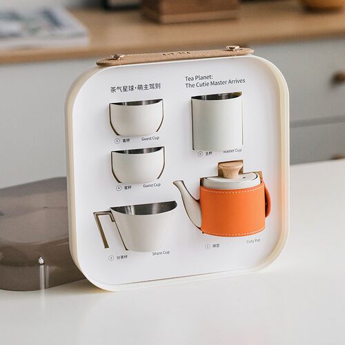 茶气星球旅行泡茶壶日式创意功夫C茶具套装家用送礼轻奢年轻喝茶
