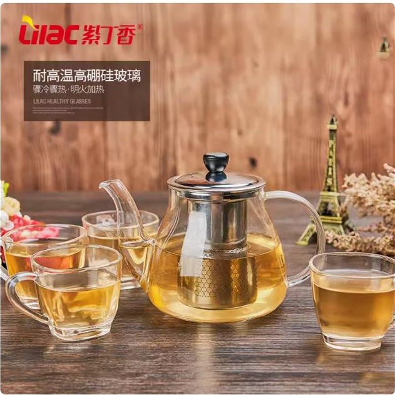 紫丁香高硼硅玻璃茶壶明火电陶炉专F用煮茶壶烧水壶家用耐高温,餐饮具,茶壶,淘宝优惠券,粉丝福利购,淘宝优惠卷