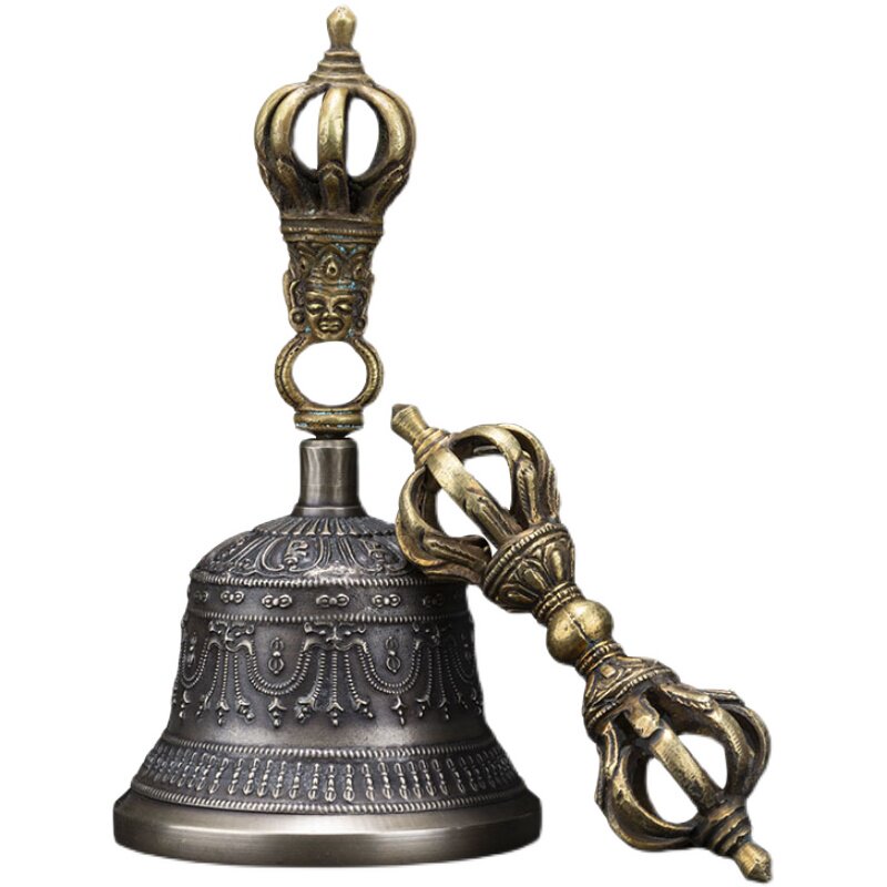 五股九股铃杵大小金刚v铃杵吉祥密宗尼泊尔纯铜修行供具