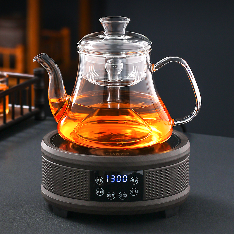 耐热高温玻d璃加厚全自动蒸茶壶两用煮茶器电陶炉烧水泡茶家用套