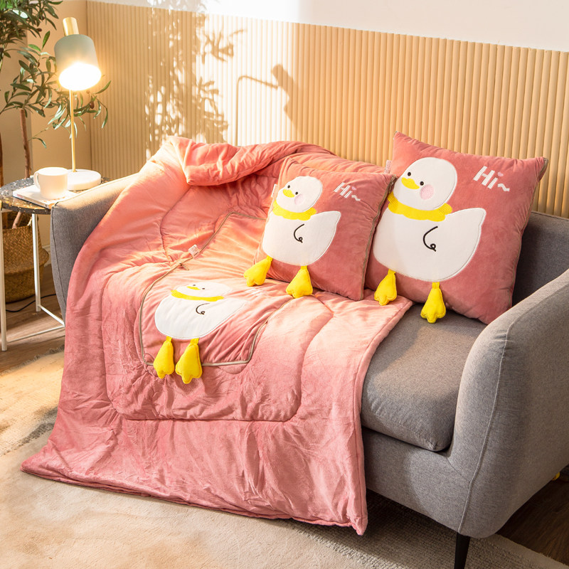 冬季加厚保暖珊瑚绒抱枕被子两A用二合一汽车上靠枕办公室午睡枕,居家布艺,抱枕被,淘宝优惠券,粉丝福利购,淘宝优惠卷