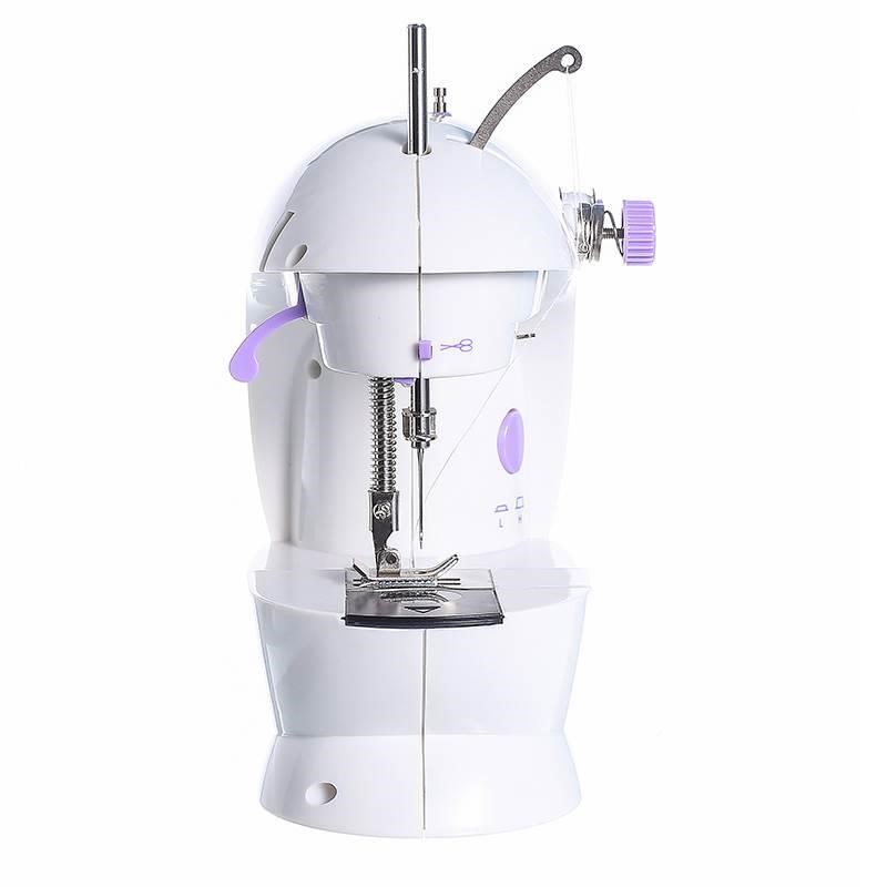 缝纫机小型家用电动迷你手动手持便携式带锁边吃厚V衣车家庭多功