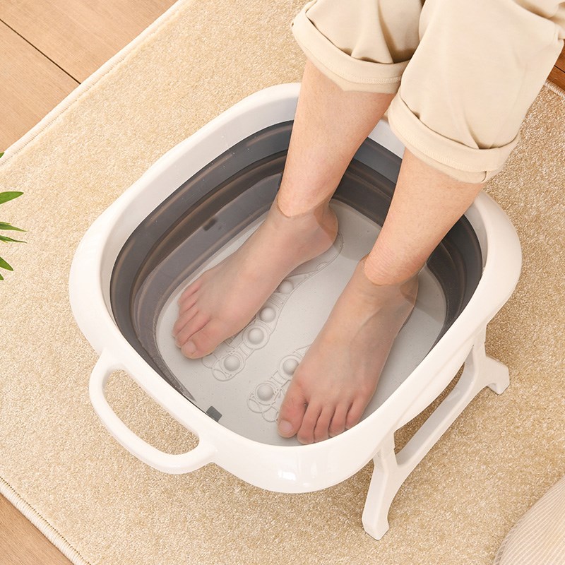 泡脚桶可折叠家用高深过小腿w养生足浴桶塑料泡脚盆按摩桶洗脚盆