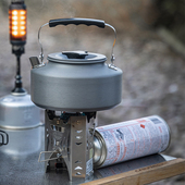 柯曼户外烧水壶S800轻量可携式 备1.5L家用热奶冲咖啡开水 登A山装