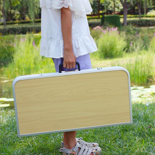 户外折叠桌便携式摆地摊桌野外露营桌子铝L合金野餐桌室外可升降