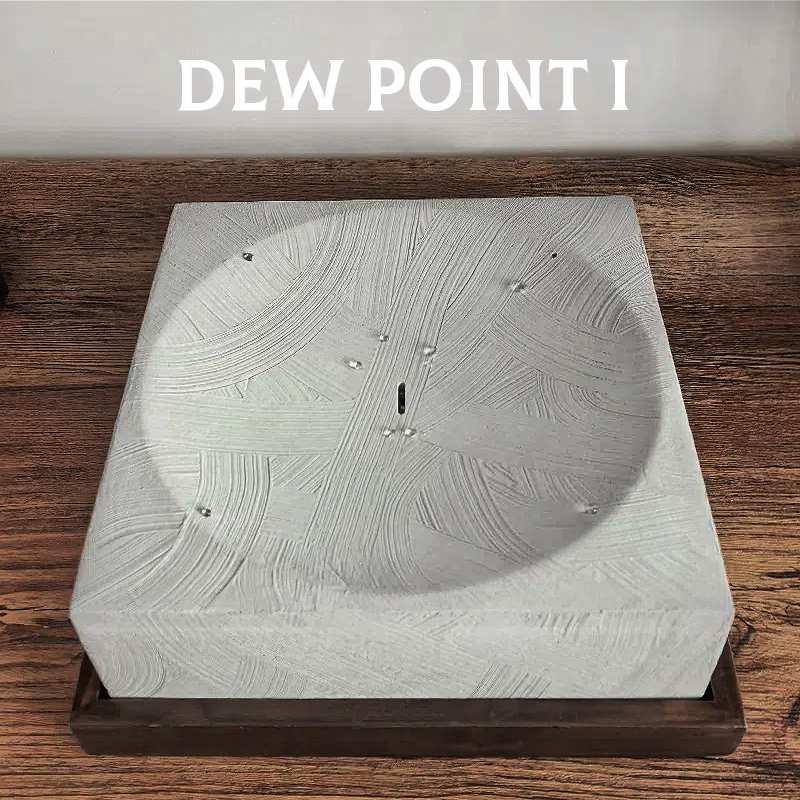 ?露滴水点莉莉克拉克水景雕塑水滴摆件四水归堂艺术装置作品流水