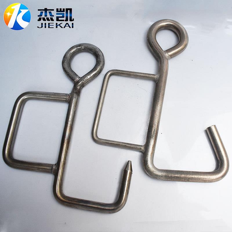 不锈钢焊接挂钩重型大型钩子吊钩羊眼挂钩平行款机械承重钩141618