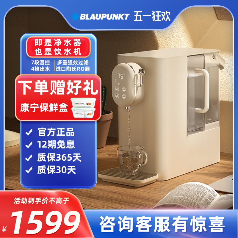 德国蓝宝台式净饮机加热一体净水器过滤即热式饮水机DM01
