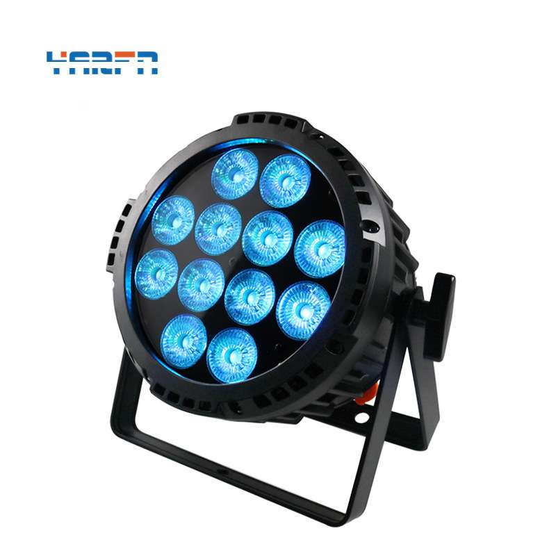 12*10W全彩平板帕灯铸铝par灯 IP5 LED 舞台染色灯婚庆频闪效果灯