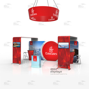 快幕秀特装工厂直销 便携展位展览展位标摊制作特装摊位展台设计