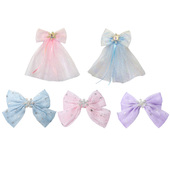 冰雪儿童公主蝴蝶结发夹2只装 PINKY 新款