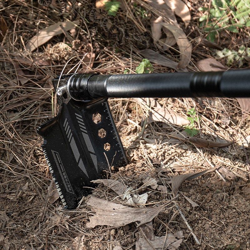 德国工兵铲套装军工折叠多功能战术斧头锰L钢车载兵工铲子户外工