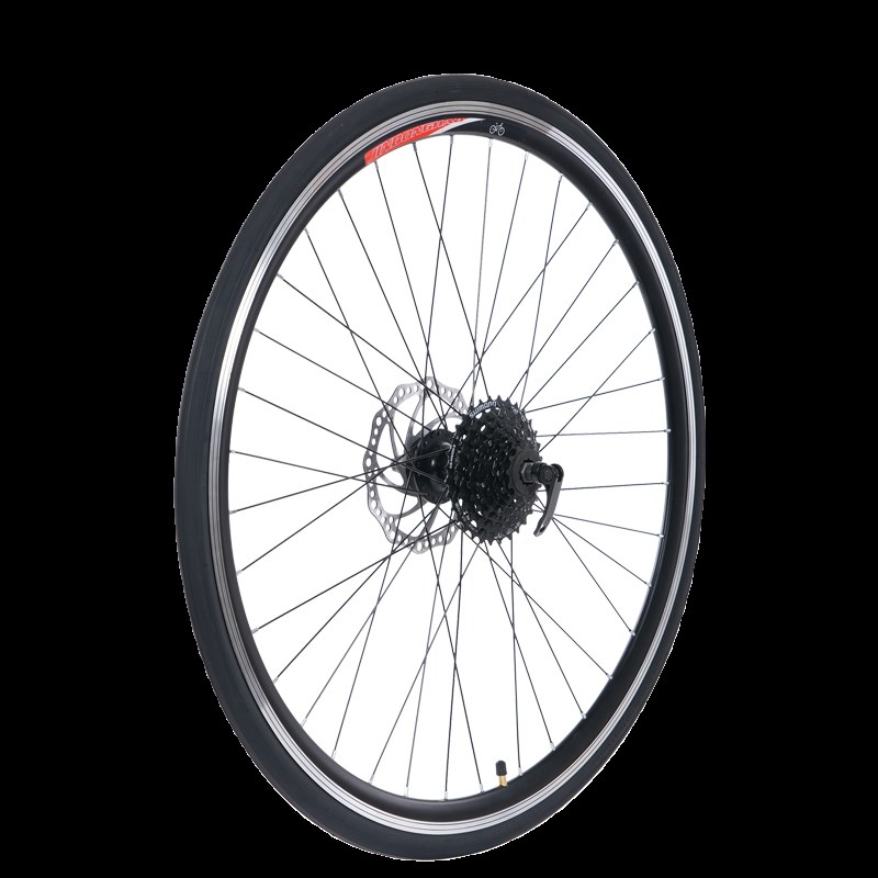 快拆公路车轮组700C23/25/2A8/32/38C培林V碟刹旅行自行车前后