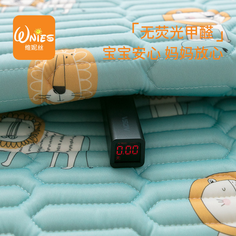 夏季儿童床垫乳胶小床垫软垫薄幼儿园床褥垫午休S床垫子薄款垫子