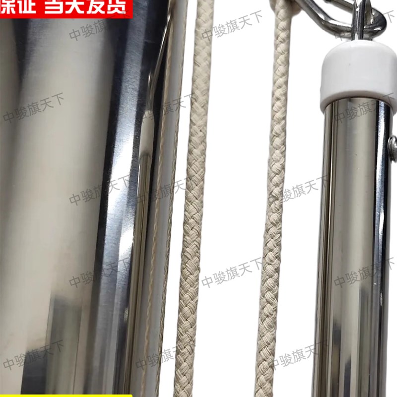不锈钢国旗固定杆挂杆挂旗升降杆旗帜杆旗套红旗升V旗旗杆配件全
