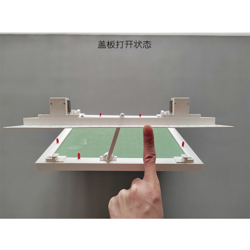 隐藏石膏板检修i口水管道分水器电箱下翻检查口下拉墙面外翻隐形