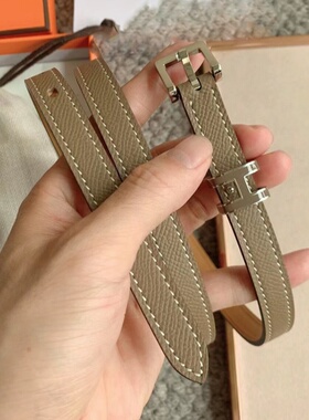 H家kelly真皮腰带女百搭配裙子连衣裙收腰大衣装饰凯莉西裤皮带女