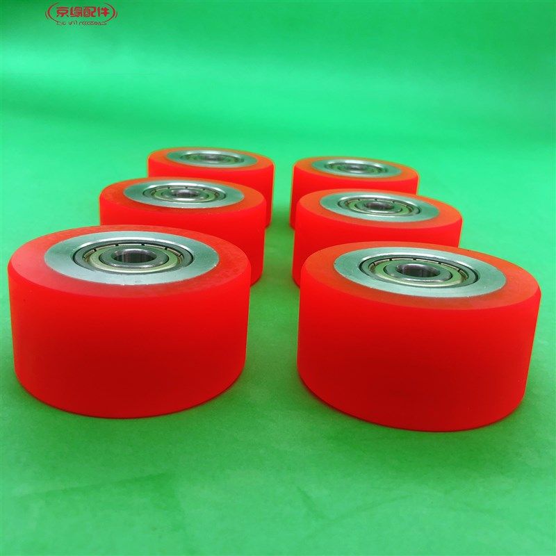 全自动模切机g轮裱纸机覆膜机烫金机压纸轮走纸轮毛滚轮聚氨酯胶