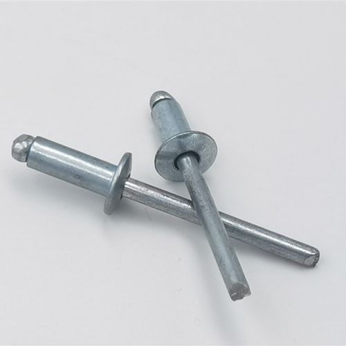 全铁开口型抽芯铆m钉圆头碳钢镀锌拉铆钉铁拉钉钢制抽心钉钢卯钉