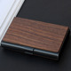 木质名片夹男士 高m档商务实木名片盒女士创意时尚 名片盒礼品刻字