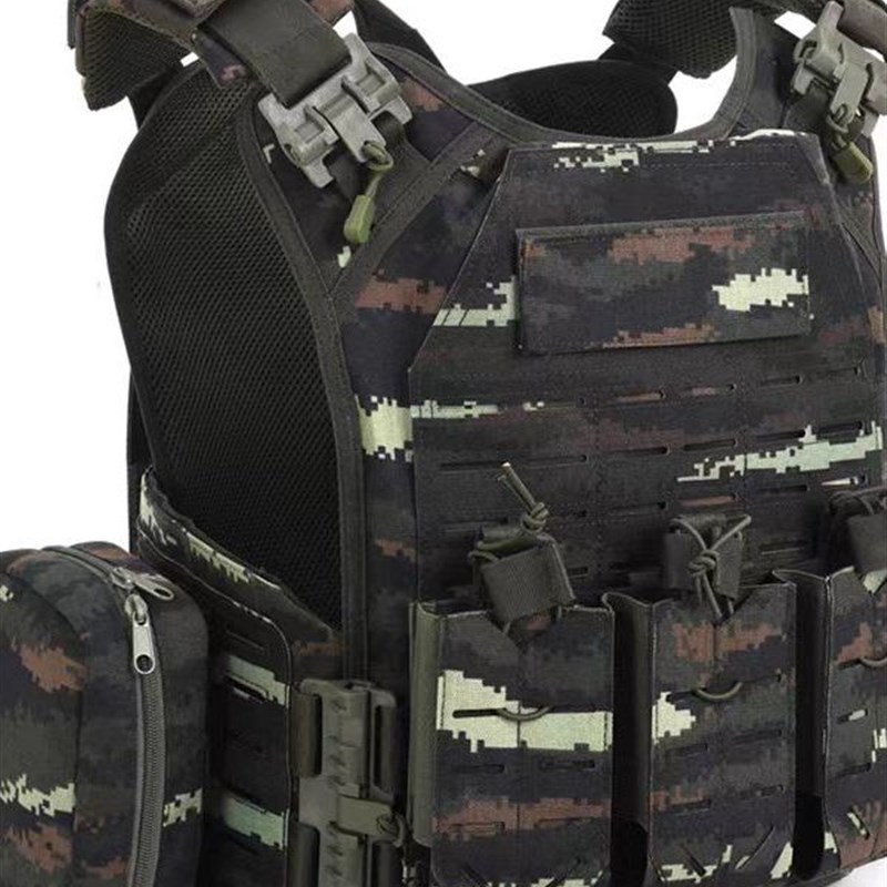 1000D激光切割战术背心携行具轻量化快拆M马甲多功能负重背心可拆