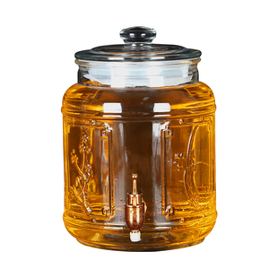 泡酒瓶玻璃带龙头家用10斤15斤30斤白酒人参P自酿泡酒罐酒坛子密