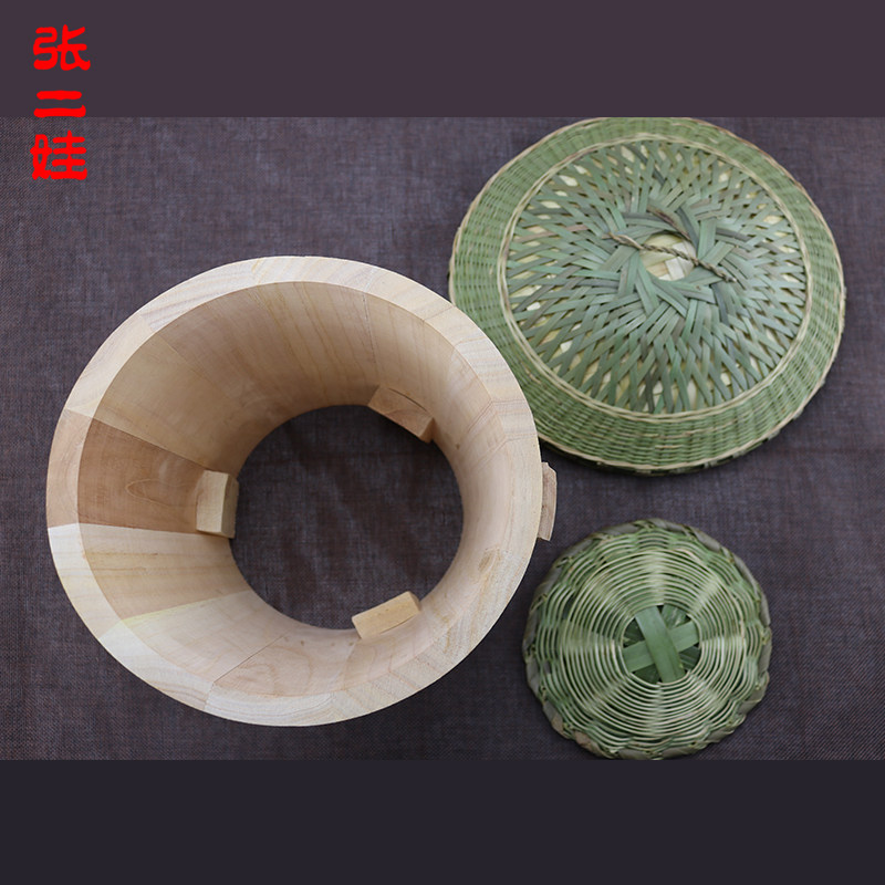 蒸饭木桶大小木蒸子蒸饭桶木桶竹制蒸笼商用家用T木桶饭杉木饭甑