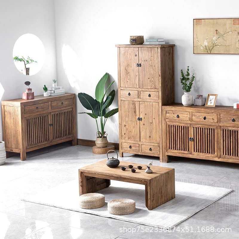 榆木餐边柜木质储物柜一体靠墙收纳柜子老木板家用置物家具免安装,鲜花速递/花卉仿真/绿植园艺,其它园艺用品,淘宝优惠券,粉丝福利购,淘宝优惠卷