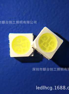 5050白光红光绿光蓝光灯珠5050白灯正白暖白红色绿色蓝色灯珠金线