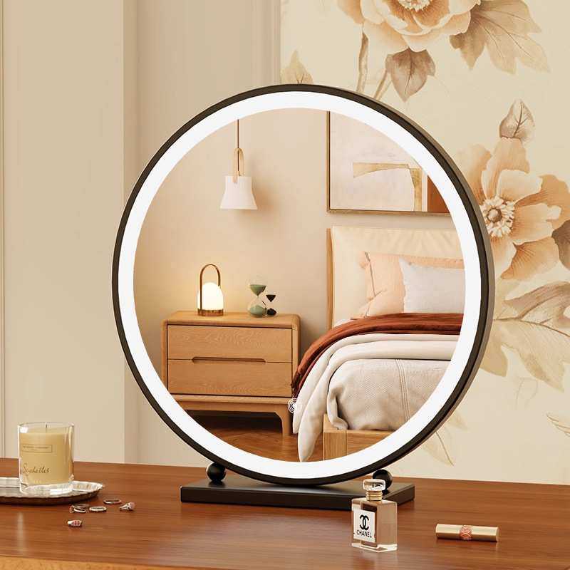 轻奢led化妆镜圆形智能梳妆镜主卧台式桌面高级复古梳妆台大镜子,鲜花速递/花卉仿真/绿植园艺,其它园艺用品,淘宝优惠券,粉丝福利购,淘宝优惠卷