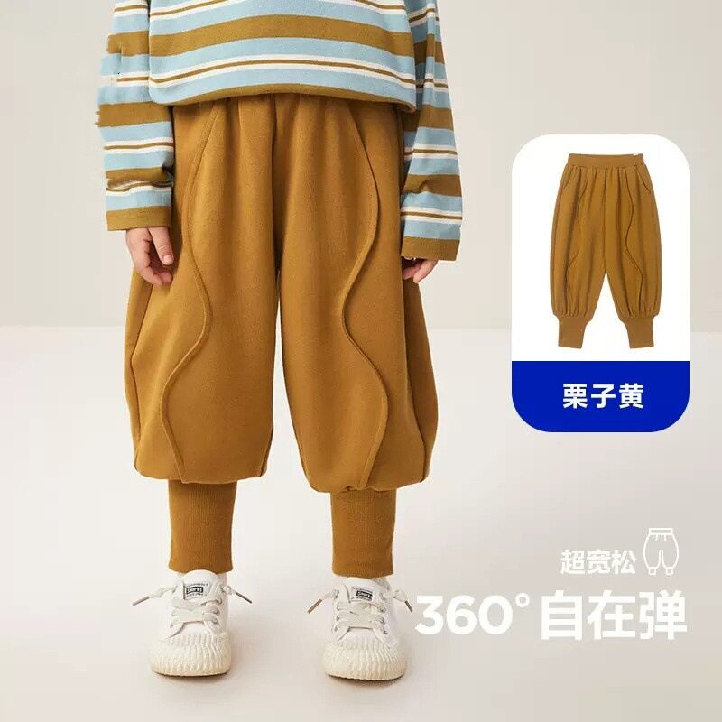 品牌折扣儿童裤子宝宝小童春秋款运动裤男童女童运动裤宝宝宽松款