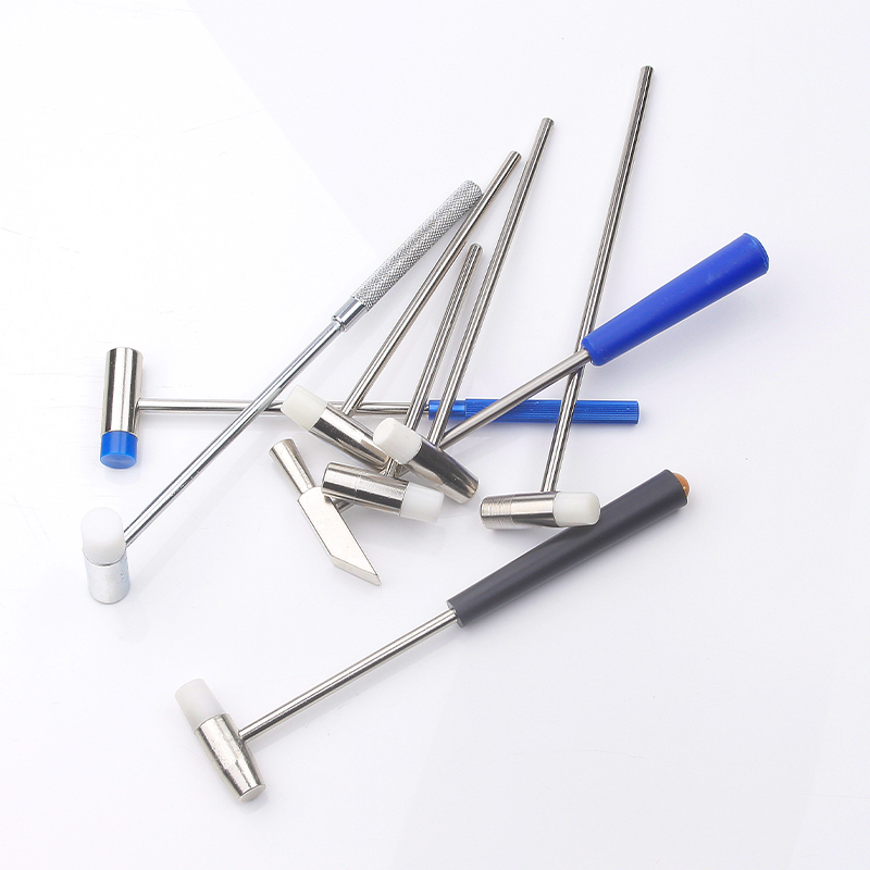 金银丝檀木花丝镶嵌首饰玉石翡y翠镶边加工修表工具迷你小锤子超