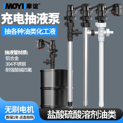 充电式电动抽油泵手提式插桶泵柴油泵锂电池N抽油神器油抽子加油