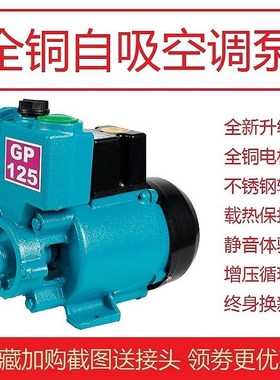 深水井自吸泵家用220V小型水空调管道GPI125W循环抽水机增压太阳