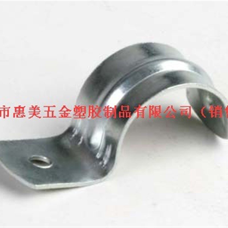 厂家直销台面木板卡扣金s属单侧管夹精益管台面固定扣深圳线棒配