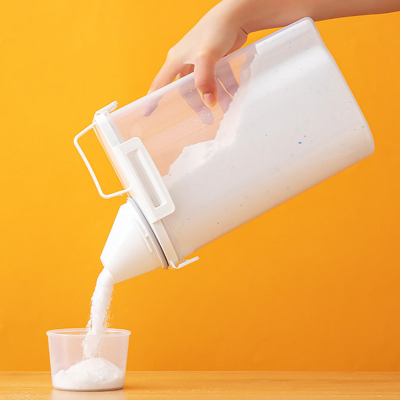 留香珠收纳倒洗衣粉神器洗衣液z收纳桶洗衣凝珠收纳盒子家用大容