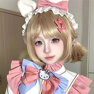 速发第发人格园丁鸥联动假发短头波波头二次元全五套式