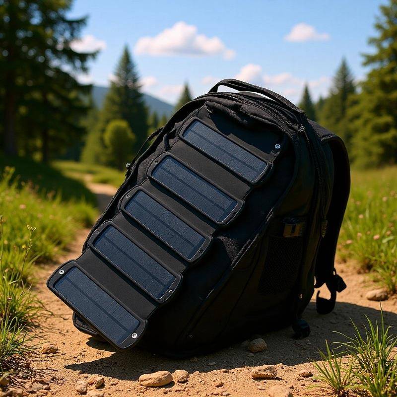 16W 折叠便携太阳能充电器 背包充电板 户外旅行充电器双USB 输出