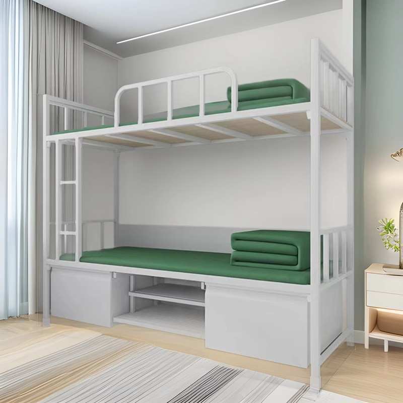 公寓上下铺铁床 学生宿舍床双层员工架子床双人高低铁架床