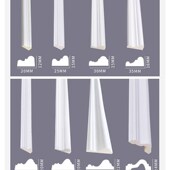 电视背景墙边框装 饰线条配角花 饰条 PU非石膏装 PU线条可上乳胶漆