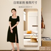 全身镜子贴墙自粘家用卧室挂墙穿衣镜墙面墙壁粘贴防爆玻璃试衣镜