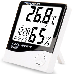 电子温度计 科舰家用电子精准温湿度计室内高精度干湿婴儿房壁挂式
