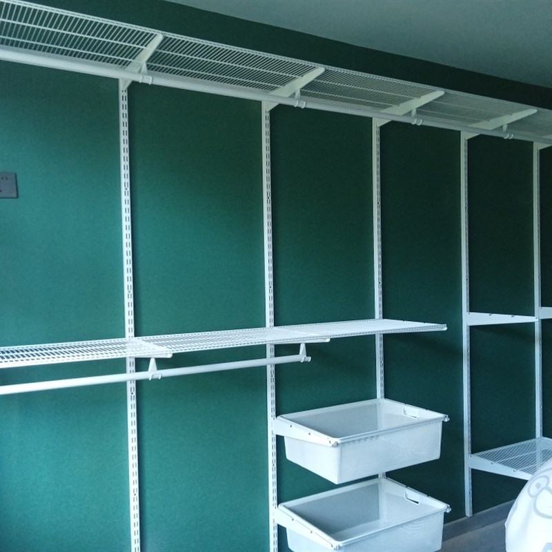 定制砌墙衣柜步入式金属衣帽间卧室上墙衣帽架储物间收纳置物钢架